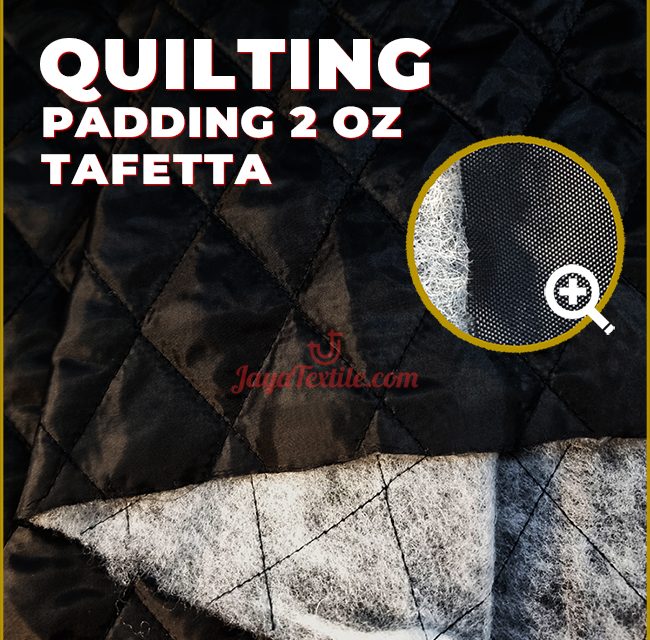 Quilting Tafetta Padding Hitam 2oz