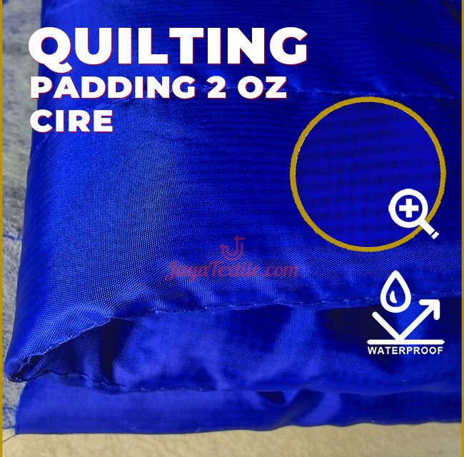 Quilting Padding Garis Bahan CIre