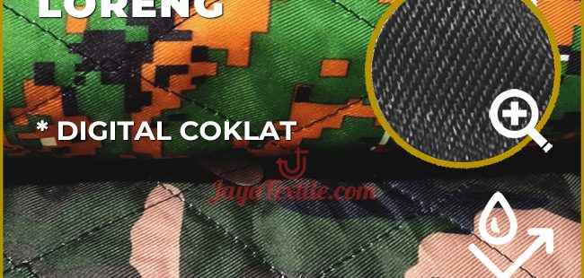 Quilting Motif Loreng Padding 2oz